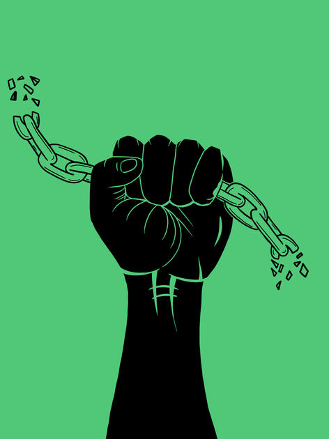 Beyond the Limits & Against All Odds This client wanted a graphic to showcase Black individuals fighting against adversity and the power they hold. This design was used on event packets and shirts.